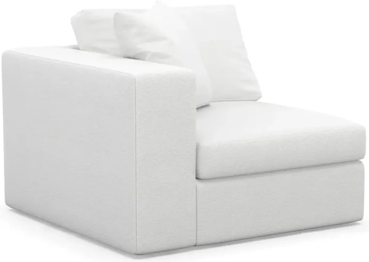 Collin Foam Comfort Left-Facing Chair - Lovie Chalk