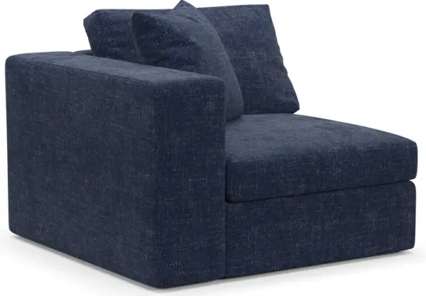 Collin Foam Comfort Left Arm Facing Chair - Sundar Navy