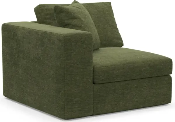 Collin Foam Comfort Left Arm Facing Chair - Luscious Green