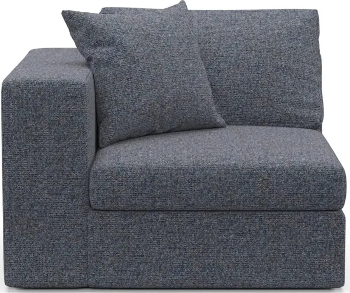 Collin Hybrid Comfort Left Arm Facing Chair - Haley Navy