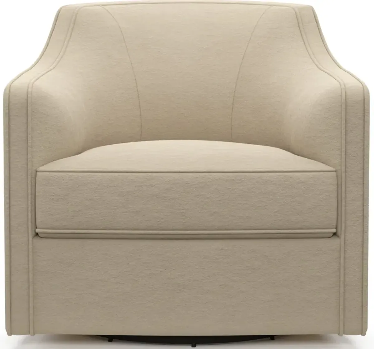 Tegan Accent Swivel Chair - Merrimac Ecru