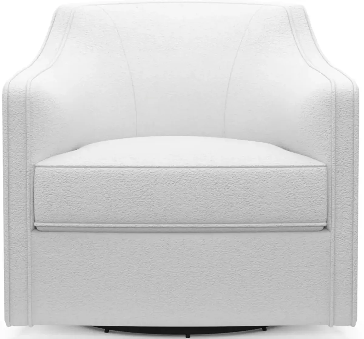 Tegan Accent Swivel Chair - Lovie Chalk