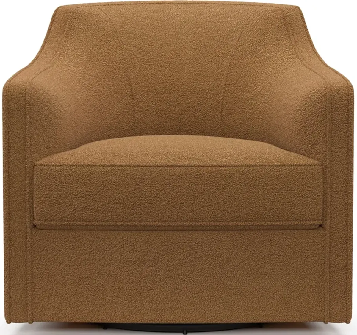 Tegan Accent Swivel Chair - Nora Camel