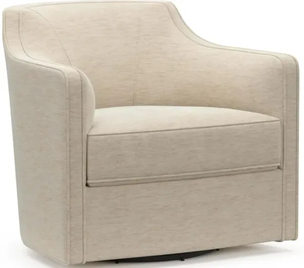 Tegan Core Comfort Swivel Chair - Luscious Champagne