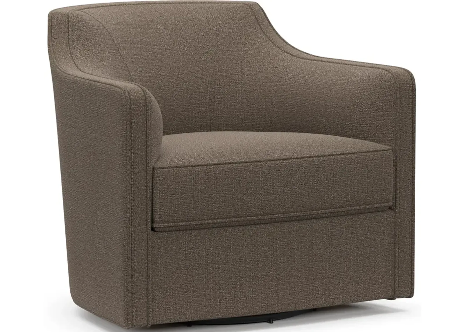 Tegan  Accent Swivel Chair - Liv Umber