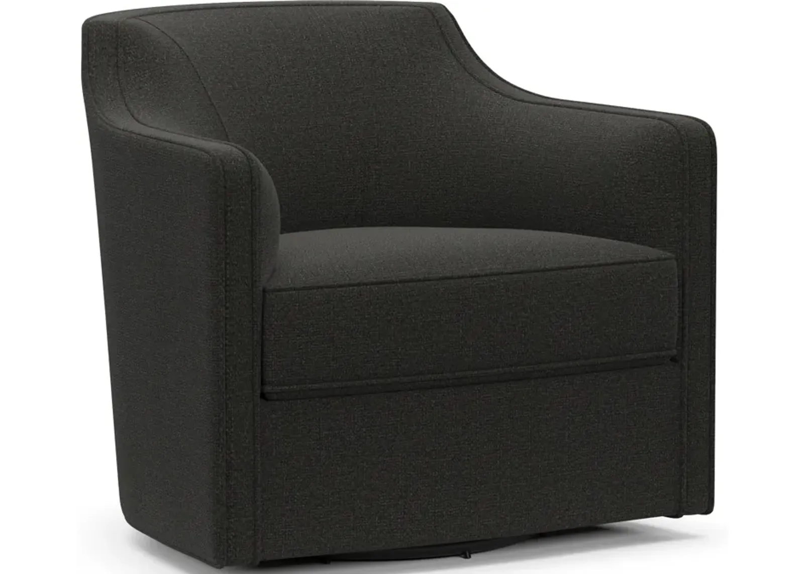 Tegan  Accent Swivel Chair - Liv Onyx