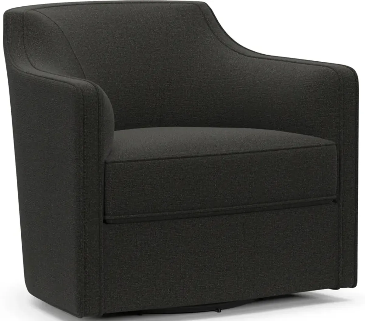 Tegan  Accent Swivel Chair - Liv Onyx