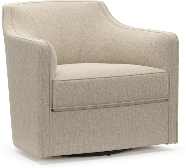 Tegan  Accent Swivel Chair - Basker Antique