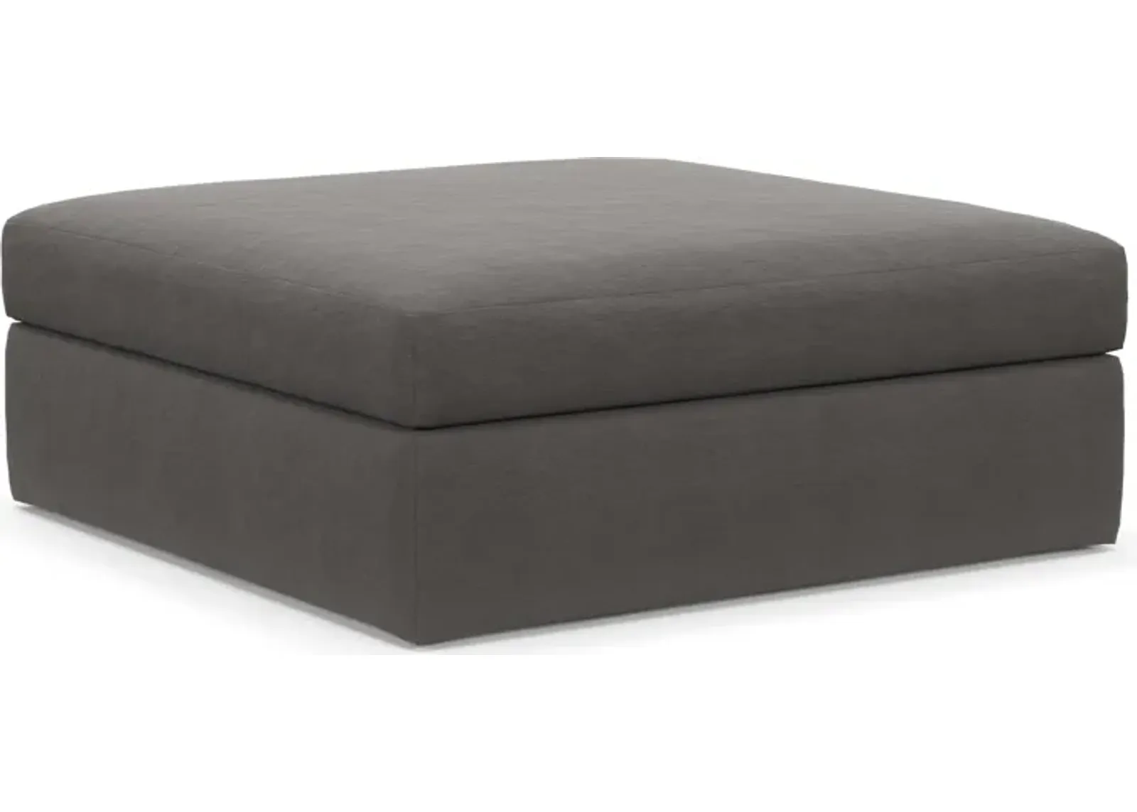 Collin Foam Comfort Ottoman - Merrimac Ash