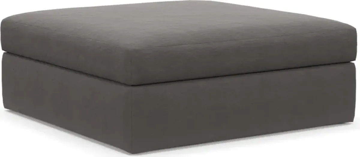 Collin Foam Comfort Ottoman - Merrimac Ash