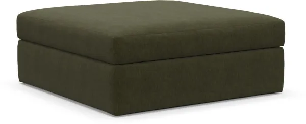 Collin Foam Comfort Ottoman - Marina Moss
