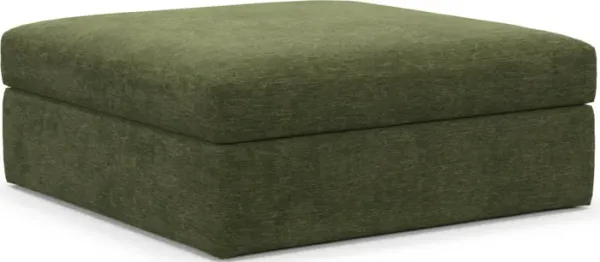Collin Foam Comfort Ottoman - Luscious Green