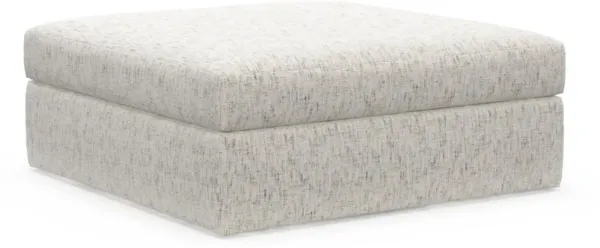 Collin Hybrid Comfort Ottoman - Haley Oyster
