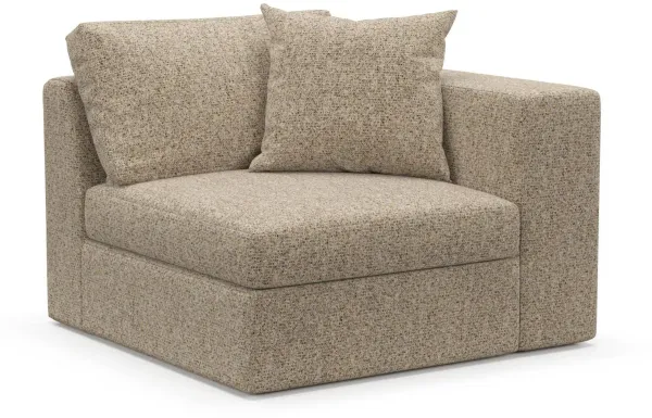 Collin Foam Comfort Right Arm Facing Chair - Haley Sand
