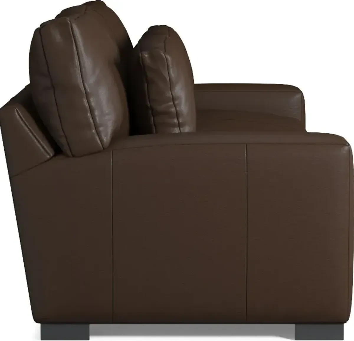 Winston Leather Hybrid Comfort Sofa - Siena Coffee