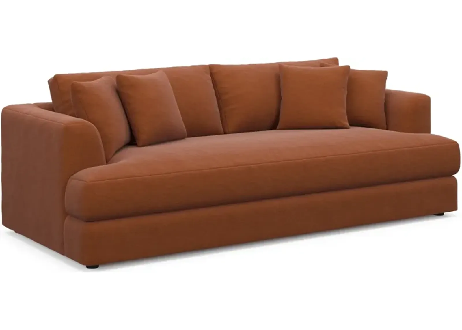 Ridley Foam Comfort Sofa - Merrimac Brick