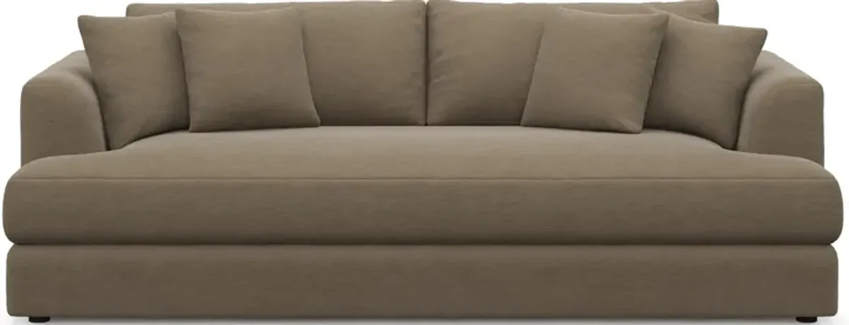 Ridley Foam Comfort Sofa - Merrimac Brownstone