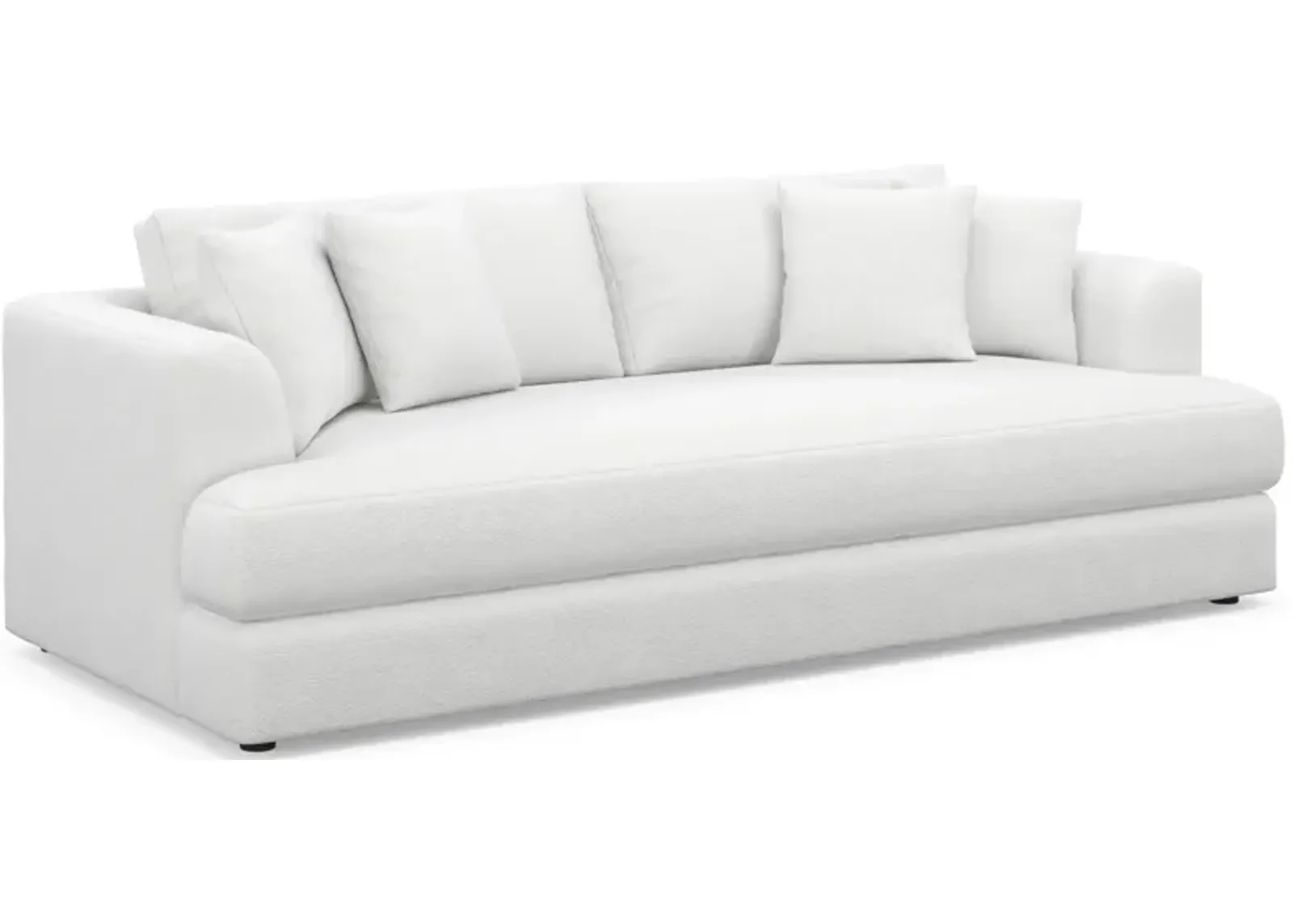 Ridley Foam Comfort Sofa - Lovie Chalk