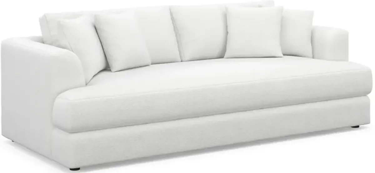 Ridley Foam Comfort Sofa - Lovie Chalk