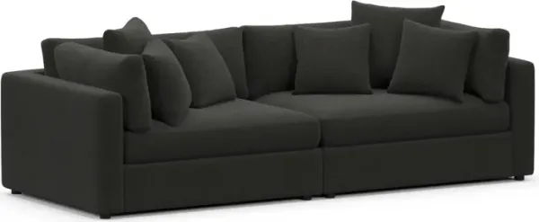 Sasha Foam Comfort Sofa - Liv Onyx