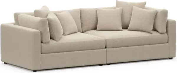Sasha Foam Comfort Sofa - Basker Antique