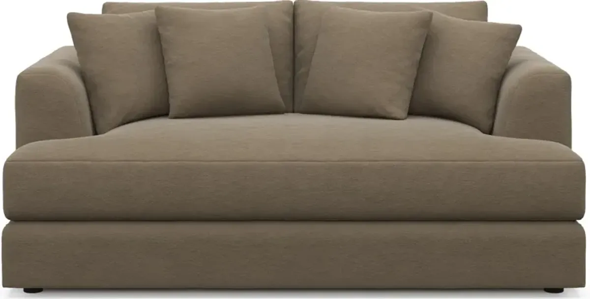 Ridley Foam Comfort Loveseat - Merrimac Brownstone