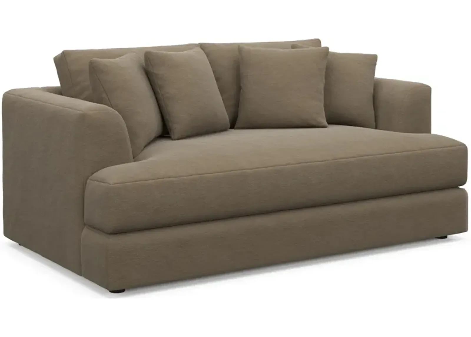 Ridley Foam Comfort Loveseat - Merrimac Brownstone