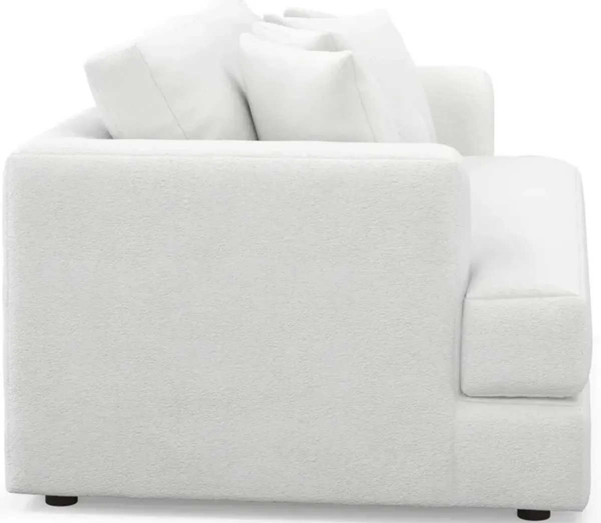 Ridley Foam Comfort Loveseat - Lovie Chalk