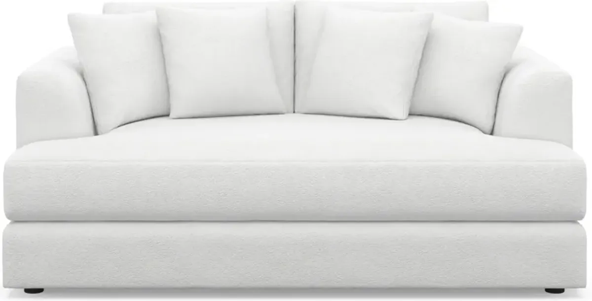 Ridley Foam Comfort Loveseat - Lovie Chalk