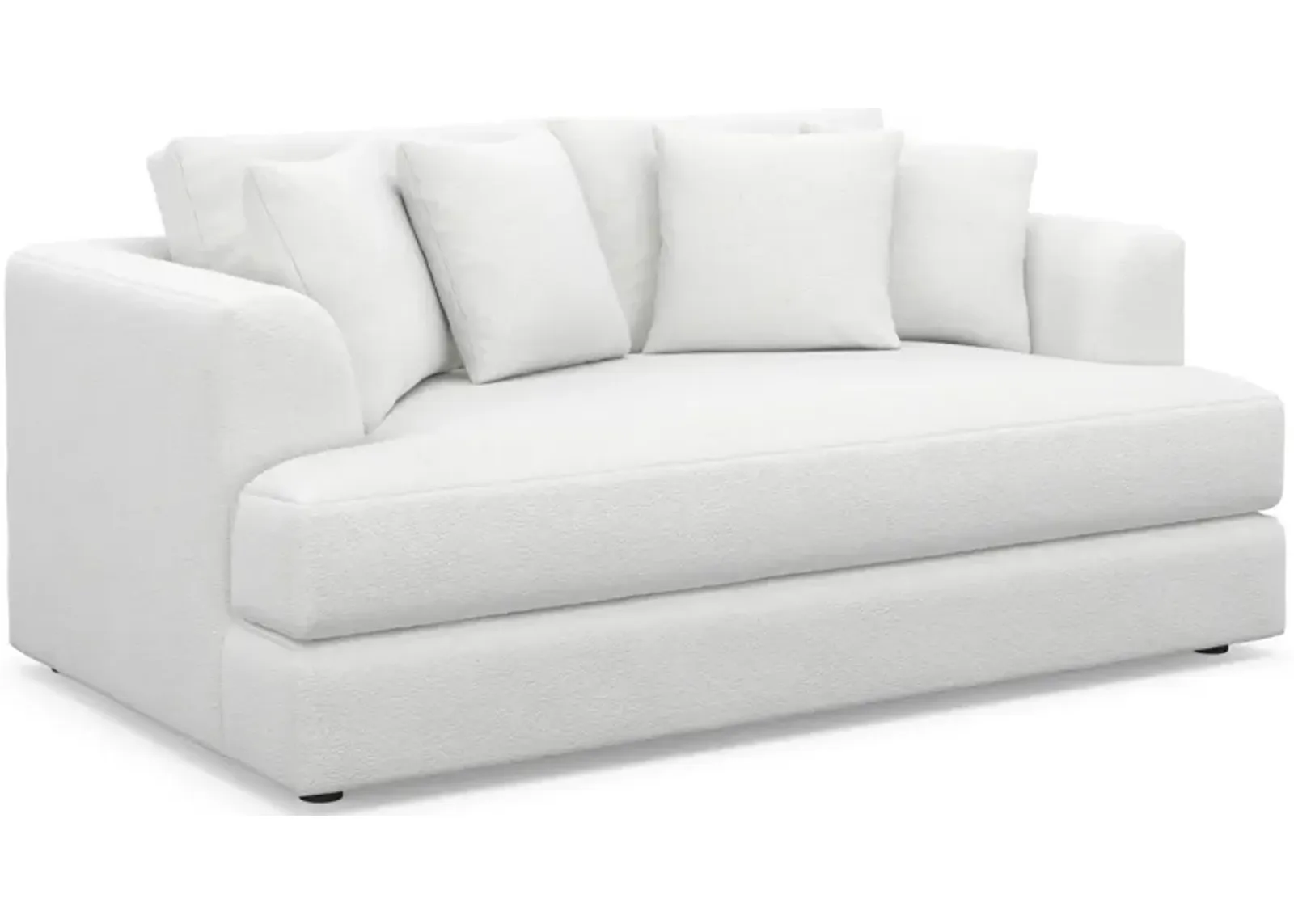 Ridley Foam Comfort Loveseat - Lovie Chalk