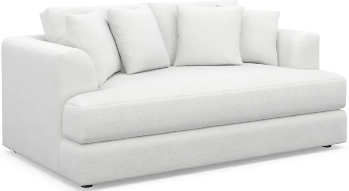 Ridley Foam Comfort Loveseat - Lovie Chalk