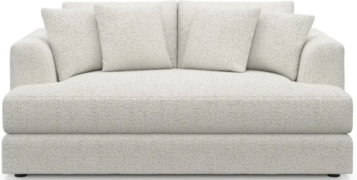 Ridley Foam Comfort Loveseat - River Rock Ivory