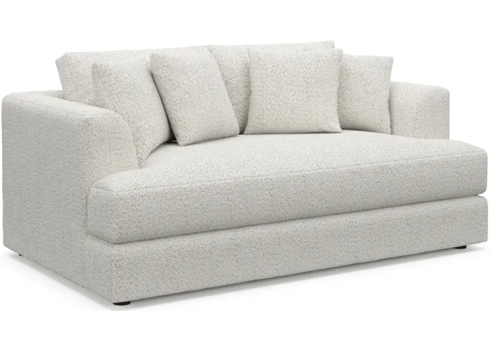 Ridley Foam Comfort Loveseat - River Rock Ivory