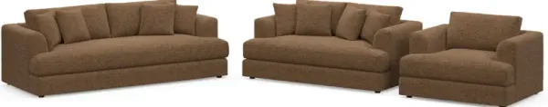 Ridley Foam Comfort Sectional - Balvi Truffle