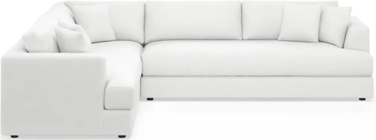 Ridley Foam Comfort 2-Piece Sectional - Lovie Chalk