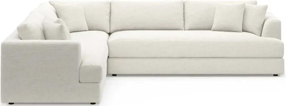 Ridley Foam Comfort 2-Piece Sectional with Right-Facing Sofa - Bantu Pearl