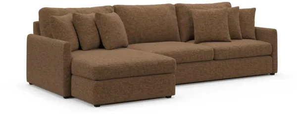 Jaden Foam Comfort Sectional - Balvi Truffle