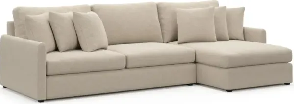 Jaden Foam Comfort Sectional - Basker Antique