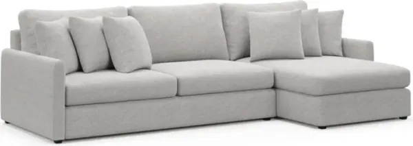 Jaden Foam Comfort Sectional - Adario Fog