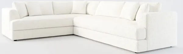 Ridley 2-Piece Hybrid Comfort Sectional with Right-Facing Sofa - River Rock Ivory