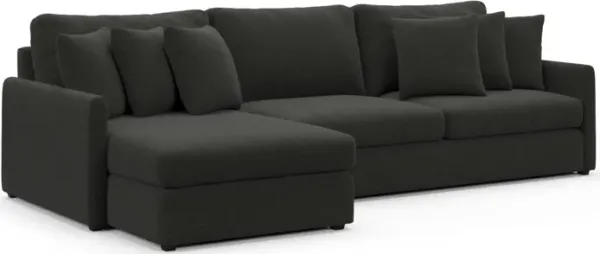 Jaden Foam Comfort Sectional - Liv Onyx