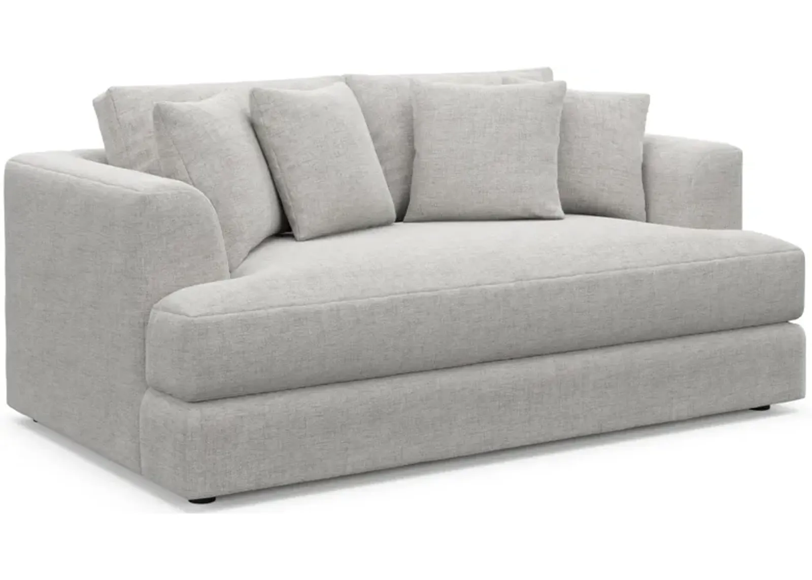 Ridley Foam Comfort Loveseat - Adario Fog