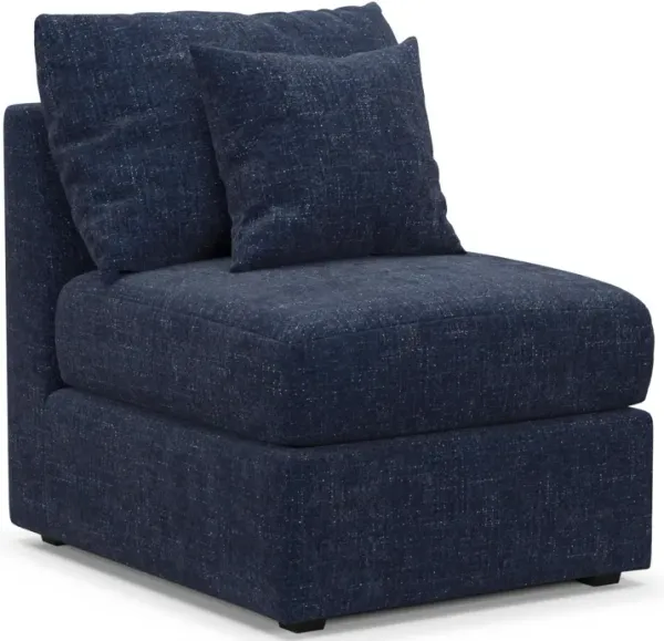 The Pitt Foam Comfort Armless Chair - Sundar Navy