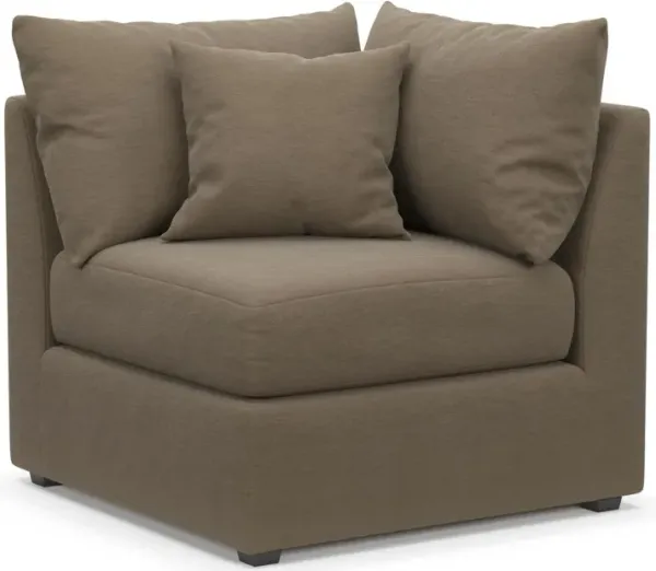 The Pitt Foam Comfort Corner Chair - Merrimac Brownstone