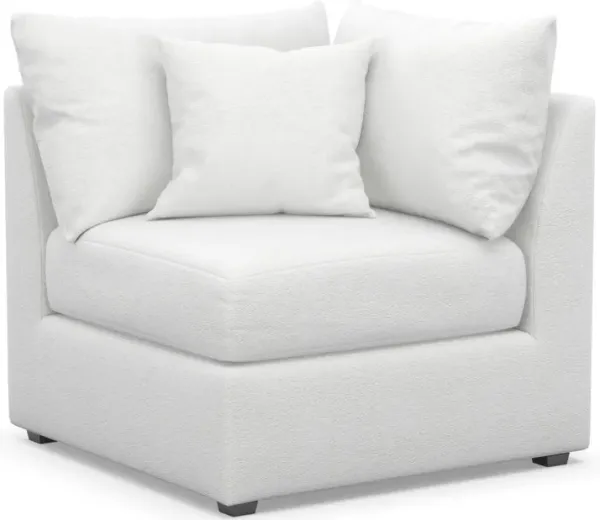 The Pitt Foam Comfort Corner Chair - Lovie Chalk