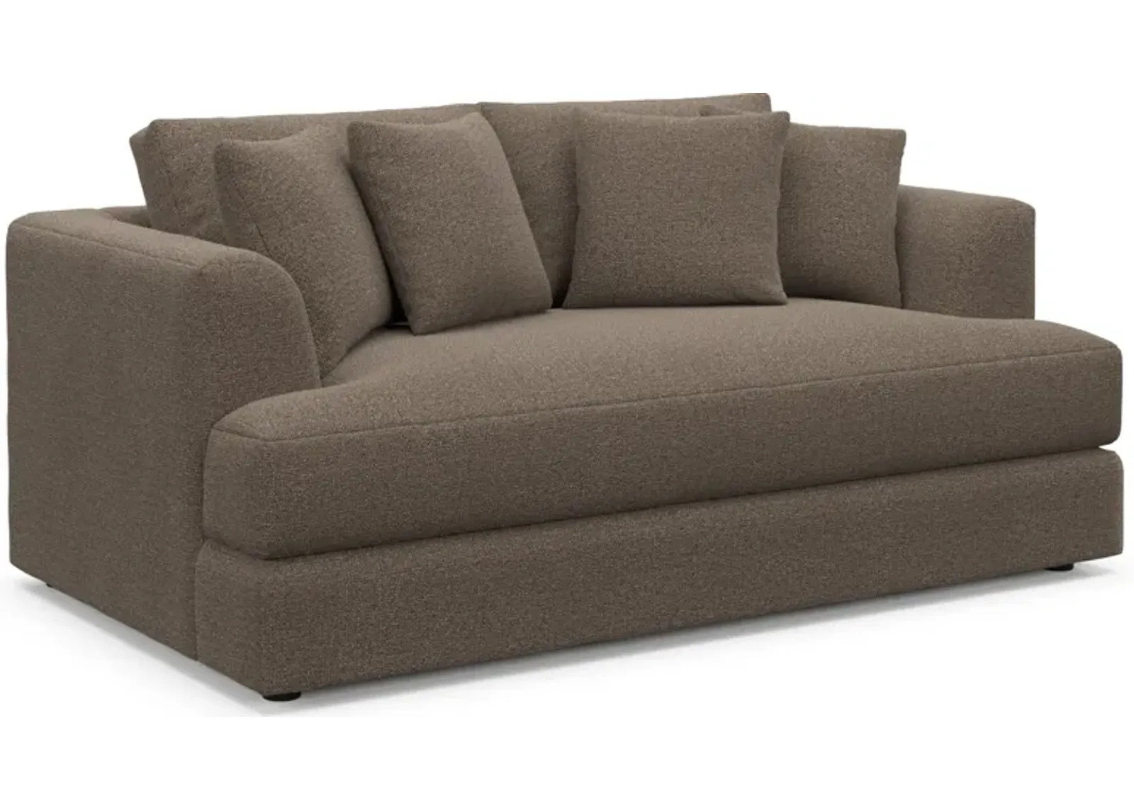 Ridley Hybrid Comfort Loveseat - Liv Umber