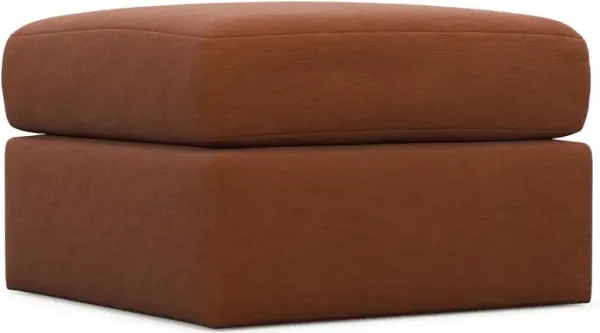 The Pitt Foam Comfort Ottoman - Merrimac Brick