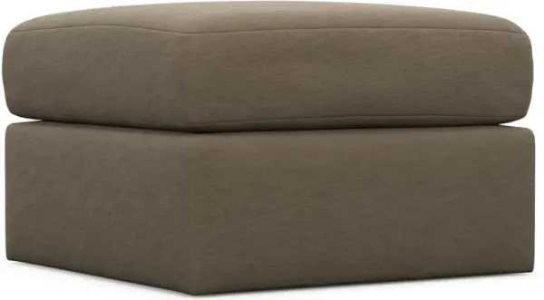 The Pitt Foam Comfort Ottoman - Merrimac Brownstone