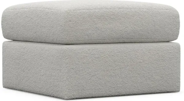 The Pitt Foam Comfort Ottoman - Texel Gray