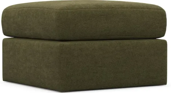 The Pitt Foam Comfort Ottoman - Expedition Olive